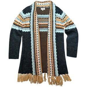 Adora Aztec Fringe Cardigan | Size S